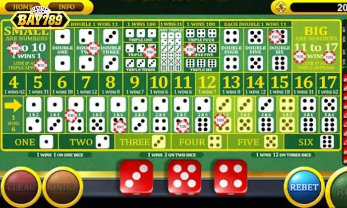 Sicbo được phát triển phiên bản online tại nhà cái Bay789